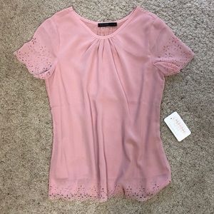 Mikarose Blush Too with Eyelet Detail